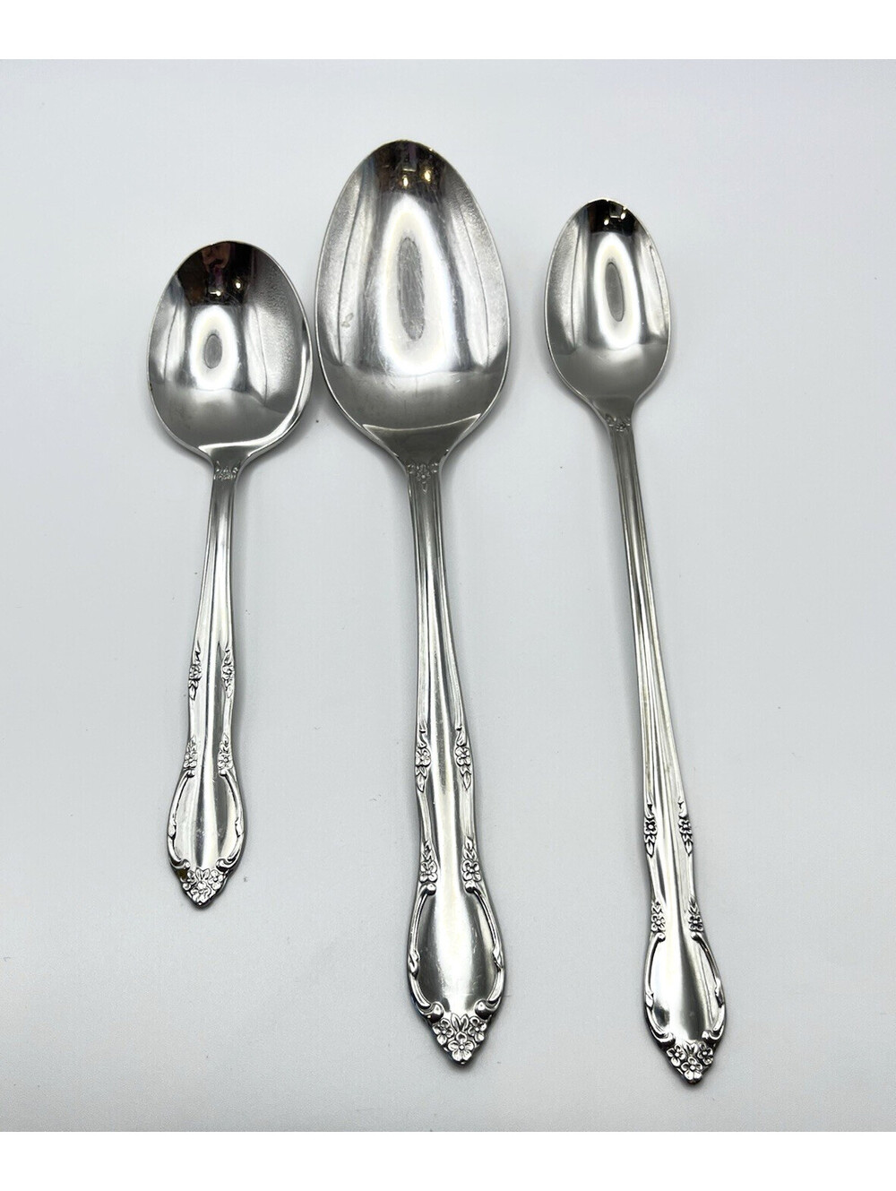 Oneida Mansion Park Stainless Flatware 3 pcs Misc Spoons 3040.5